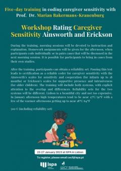 Workshop Rating Caregiver Sensitivty Ainsworth and Erickson